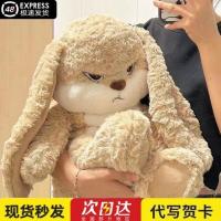 ราคา 55 70 100cm น่ารัก เซนติเมตรความโกรธกระต่าย Plushie หูยาวกระต่ายของเล่น Kawaii แรบบิท ของเล่นตุ๊กตา แรบบิท สุดยอดน่ารัก กระต่าย เอาใจกระต่าย ตุ๊กตา หมอน ของขวัญ Good Good Toy (22397495757)