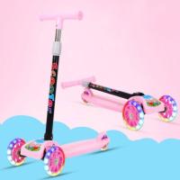 ราคา พร้อมส่ง สกู๊ตเตอร์ 3 ล้อ สกู๊ตเตอร์เด็ก มีไฟ Scooter พับเก็บง่าย ปรับความสูงได้ 4 ระดับของเล่น เด็ก (22305529825)
