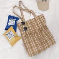 ราคา กระเป๋าผ้า GROCERY ลายสก็อต (9116237261)