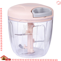 ราคา เครื่องบดอาหาร ที่บดกระเทียม ใช้งานง่ายประหยัดเวลาและแรสามารถตัดส่วนผสมอาหารได้หลากหลาย ไม่ต้องใช้ไฟฟ้า ง่ายต่อการทำความสะอาดและการใช้งาน เครื่องปั่นมือดึง (22207212879)