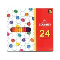 ราคา สีไม้ colleen ดินสอสีไม้ คอลลีน สีธรรมดา นีออน คลอรีน 12 24 36 48 60 72 120 สี รุ่น 775 หัวเดียว 787 สองหัว S24 (22100027246)