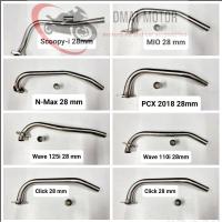 ราคา Sale คอท่อ งานสแตนเลส ขนาด 25 และ 28 mm สำหรับ Scoopy i Finn Nmax PCX Dream Spark Mio Click Wave 110 125i (21239961145)