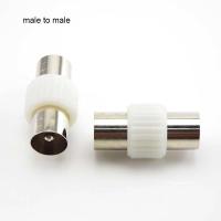 ราคา ANWELA Shop RF TV male to Male Female to Female Plug Jack angel socket cable Connector Converter for Antennas TV Aerial Coaxial Adapter (20306892452)