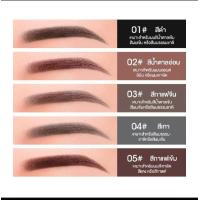 ราคา ดินสอเขียนคิ้วพร้อมแปรงกันน้ำกันเหงื่อติดทนที่เขียนเขียนคิ้วDouble eyebrow pencil 8018 (22315844950)