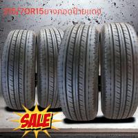 ราคา 215 70 15บริสโตนยางรถยนต์ถอดป้ายแดง4เส้นปี23แถมฟรี จุ๊บลมยาง4ตัว ราคารวมทั้งหมด4เส้น (21220170390)