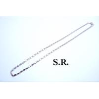 ราคา S R สร้อยทองคำขาวลายอิตาลี่แท้ เนื้อเงา เล่นไฟ พร้อมใบรับรองสินค้า เคลือบทองคำขาวแท้100 (22294763966)