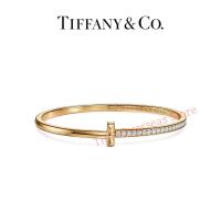 ราคา Tiffany T T1 Narrow Diamond Hinged Bangle In 18k Yellow Gold Rose Gold White Goldทิฟฟานี่ T 1 บานพับเพชรในทองคำ 18K สีเหลืองกุหลาบทองทองสีขาว (22262691511)