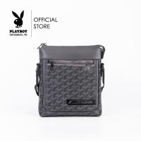 ราคา Playboy Splendid Mens Bag กระเป๋าสะพายข้างผู้ชาย รุ่น ST B242PBM278 GY ดีไซน์ทรงเเมสเซนเจอร์ลายสามมิติ สีเทา (22294659453)