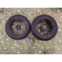 ราคา ล้อแม็คแท้พร้อมยางถอดมือสอง รถฮอนด้า msx125Sf (22151464902)