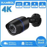 ราคา Hamrol 4K 8MP 5MP 4MP Audio POE IP Camera AI Face Detection IR Night Vision 48V POE Video Surveillance Outdoor CCTV Camera P2P XMeye (11332709997)