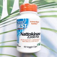 ราคา นัตโตะไคเนส Nattokinase 2000 FUs 90 Veggie Caps Doctors Best นัตโต้ Natto ถั่วเหลืองหมักนัตโตะ นัตโตะคินาเสะ (790900793)