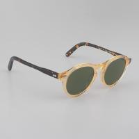 ราคา Moscot lemtosh แว่นกันแดดผู้หญิงย้อนยุคหน้าเล็กแว่นตากรอบกลมรุ่นเดียวกับ John Depu แว่นกันแดดสีม่วงผู้ชาย (20238522659)