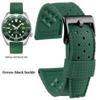 ราคา High Quality Tropic Rubber Watch Strap For Seiko SRP777J1 New Watchbands Diving Waterproof Bracelet 20mm 22mm Black Green Blue (11974070890)