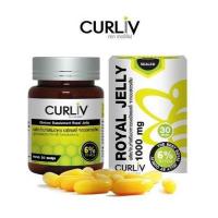 ราคา CURLIV ROYAL JELLY นมผึ้ง รอยัลเยลลี่ เคอร์ลิฟ สารสกัดจากธรรมชาติ นมผึ้งเกรดพรีเมี่ยม 100 (2325656165)