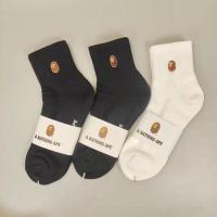 ราคา BAPE ถุงเท้าหัวลิงถุงเท้ากีฬาหุ้มข้อสูงหนาพิเศษสีขาวดำพื้นผ้าขนหนูคอตตอนแท้แบบยาวปานกลางสำหรับผู้ชายและผู้หญิงถุงเท้าแฟชั่นฤดูหนาว (20121198262)