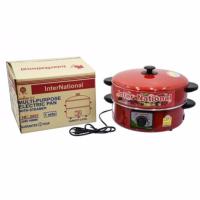 ราคา กระทะไฟฟ้า เอนกประสงค์ พร้อมซึ้ง ยี่ห้อ International รุ่น HC 2007 220V 1000W (19779577973)