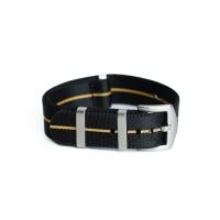 ราคา สายนาฬิกา สายนาโต้ Nato Strap คุณภาพดี สายหนา บัคเคิ้ลแข็งแรง ขอบไม่รุ่ย 20mm 22mm V01 (21405168010)