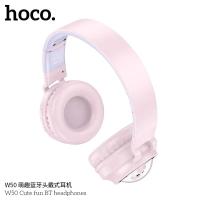 ราคา ใหม่ HOCO W50 หูฟังบลูทูธ หูฟังครอบหูแบบไร้สาย Cute fun BT headphones พับเก็บได้ เบสแน่น ของแท้ รับประกัน 1 ปี (21599654673)