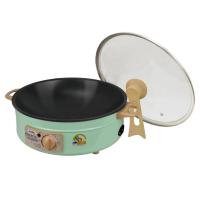 ราคา IMARFLEX กระทะไฟฟ้า เคลือบเทปลอน ขนาด 3 ลิตร ฝาแก้ว รุ่น IP 134 (22418975467)