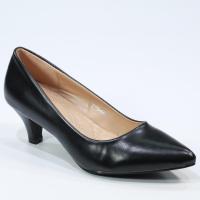 ราคา รองเท้า 2176 C1AC1B รองเท้าคัชชูนักศึกษา รองเท้าส้นสูง รองเท้าคัชชูสีดำ 2 2 นิ้ว FAIRY หนัง PU (18539138732)