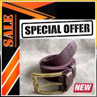 ราคา โปรโมชั่น ราคาพิเศษถูกสุดๆ เข็มขัดสุภาพบุรุษ หนังวัวแท้ Tough ทำจากหนังแท้ 100 (7997311269)