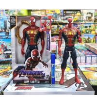 ราคา โมเดล สไปเดอร์แมน กางเกงฟ้า มีเสียงมีไฟ สูง 29 cm (22119769417)