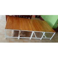 ราคา โต๊ะสนามนั้งในสวนโต๊ะกินข้าว ขาเหล็ก โต๊ะวางของ ขนาด 80 40 40 cm โต๊ะนั้งกินเหล้า โต๊ะแต่งสวนนั่งรหัส 4898285687 (21380416478)