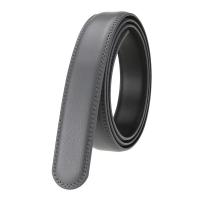 ราคา Belt Strap For Men New Fashion Men Belt Strap 3 0CM Mens Cow Leather Belt Strap Male Jeans Pants Waistband Automatic Buckle Belts Strap for Men 110 125cm only Strap (21456624055)