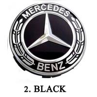 ราคา ฝาครอบดุมล้อ Mercedes BENZ เบนซ์ 75mm ฝาพลาสติก ดุมล้อ AMG C CLASS W172 w211 W205 W222 GLC CLS ST6 E63 โปรดวัดขนาดก่อนสั่งซื้อ (22084527617)