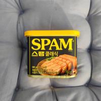 ราคา spam สแปม หมูแฮมกระป๋อง สุดฮิตจากเกาหลี รุ่น clic light 25 ขนาด 340g 300g 200g 80g cj spam 스팸 lotte lunchon meat (17226046375)