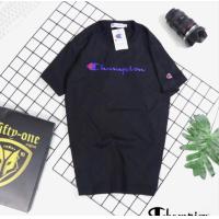 ราคา เสื้อยืด champion เสื้อยืดผ้าคอตตอล ปัก 100 ขนาด S M L XL สีขาว ดำ (14045354766)