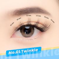 ราคา ขนตาปลอมแบ่งช่อ แบบมีกาวในตัว รุ่น Special Thx Bohktoh DIY self adhesive lashes extension (22406583378)