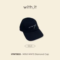 ราคา ลด 5 ทั้งร้าน with it store HTW70053 หมวกดับบลิวดับบลิววายเอสรีดเพชร Withit wwys diamond cap (22228965966)