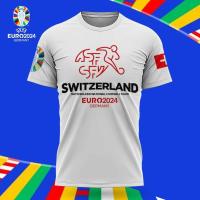 ราคา ยูโร ชุดเหย้า ยูโร 2024 เกรดแฟนบอล เสื้อยืดทีมชาติยุโรป ผ้าดูดซับเหงื่อ ระบายอากาศได้ดี สวมใส่สบาย (22150208108)