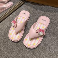 ราคา ปั๊มเกิบFor you รองเท้าหูหนีบ รองเท้าคีบ flip flopsลายการ์ตูนน่ารัก Sanrio กันลื่น เหมาะกับผู้หญิง (21828244708)