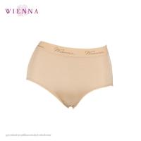 ราคา WIENNA PANTIES DU13104 ผ้าคอทตอล ไนล่อนสแปนเด็กซ์ กางเกงในเอวสูง MLE XL X XXL สีนู๊ด สีดำ (22295094776)
