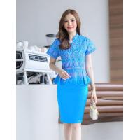 ราคา เดรสผ้าลาบขอพระราชทาน แยกชิ้น เสื้อ กระโปรง (22310645207)