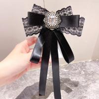 ราคา เข็มกลัดติดโบว์ผ้าลูกไม้สำหรับผู้หญิงเข็มกลัดเนคไทโบว์พลอยคริสตัลเครื่องประดับอัญมณีหรูหรา (17979000412)