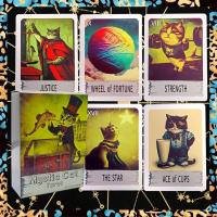 ราคา Mystic Cat ไพ่ทาโรต์ ไพ่ทาโร่แมวลึกลับ ขนาดพกพา8 8X6 4ซม 78 การ์ด เกมทำนายดวงชะตา ไพ่ทำนาย ไพ่ยิปซี ไพ่ออราเคิล ไพ่ยิบซี ไพ่ทาโร่ ไพ่ดูดวง Tarot Card Deck (22311164081)