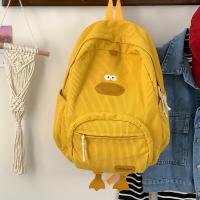 ราคา กระเป๋าเป้สะพายหลังลายเป็ดน้อยน่ารักกระเป๋าเป้กระเป๋านักเรียนสไตล์เกาหลีแนวญี่ปุ่นสไตล์โมริผ้าลูกฟูกลำลองความจุขนาดใหญ่ (21619646735)