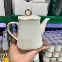 ราคา กาน้ำชา กาน้ำชาขอบทอง พร้อมกล่องใส่ teapot กาชาจีน กาน้ำชาจีน สีแดงสวย กาน้ำชาเซรามิคสวยๆ (22224626816)