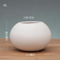 ราคา Taobao Collection แจกันเซรามิกแจกันดอกไม้ลายทางสีขาวสไตล์ญี่ปุ่นตกแต่งบ้าน (20424795349)