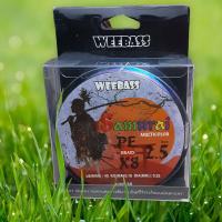 ราคา สาย PE Weebass X8 สายพีอี ถัก8 weebass รุ่น ซามูไร เส้นเหนียว มีความยาว 100 เมตร (21416722985)