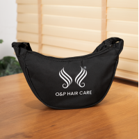 ราคา กระเป๋าคาดอก กระเป๋าผ้าร่ม สะพายไหล่ คาดอก คาดเอว กันน้ำ สีดำสกรีนลาย O P Haircare (22312667834)