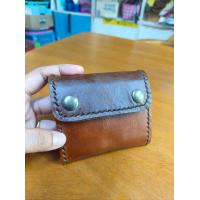 ราคา กระเป๋าสตางค์หนังแท้ งานแฮนด์เมด ขนาด 4 3 4 0 5นื้วไซด์มินิ (22405129296)