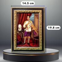 ราคา กรอบรูปมงคล ร 5 ราชปะแตนทรงเครื่อง ตั้งได้แขวนได้พร้อมส่ง (21506539089)