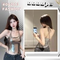 ราคา เสื้อเซกซี่ เสื้อสายเดี่ยว เซ็กซี่ บราเซ็กซี่ สีเงิน 002152 (22393223552)