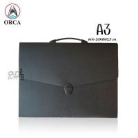 ราคา Orca กระเป๋าใส่แบบ กระเป๋าใส่เอกสาร ขนาด A3 A2 สีดำ (21764049324)