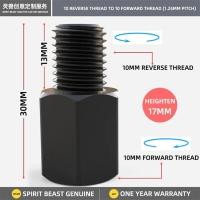 ราคา อะแดปเตอร์กระจกรถจักรยานยนต์ Spirit Beast Kaca Spion Motor พร้อมยกสกรูเหล็กสกรูสแตนเลสการตกแต่งด้วยสีของตกแต่งงานปาร์ตี้ Moto แต่งรถ (20317635785)