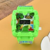 ราคา Kegllect Childrens Electronic LED Watch Cartoon Kid Flip Up Game Console Toy Watches Boy Girl Gift (22257174400)